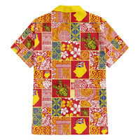 Niue Monuina e Kilisimasi Family Matching Puletasi and Hawaiian Shirt Pacific Patchwork Xmas Vibes LT9 - Polynesian Pride