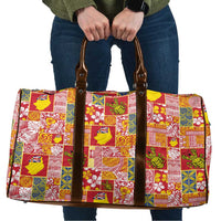 Niue Monuina e Kilisimasi Travel Bag Pacific Patchwork Xmas Vibes - Polynesian Pride