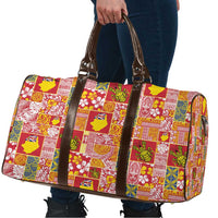 Niue Monuina e Kilisimasi Travel Bag Pacific Patchwork Xmas Vibes - Polynesian Pride