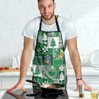 Norfolk Island Meri Krismas Apron Pacific Patchwork Xmas Vibes - Polynesian Pride