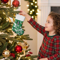 Norfolk Island Meri Krismas Christmas Stocking Pacific Patchwork Xmas Vibes - Polynesian Pride