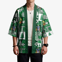 Norfolk Island Meri Krismas Kimono Pacific Patchwork Xmas Vibes - Polynesian Pride
