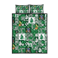 Norfolk Island Meri Krismas Quilt Bed Set Pacific Patchwork Xmas Vibes - Polynesian Pride
