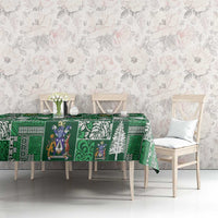 Norfolk Island Meri Krismas Tablecloth Pacific Patchwork Xmas Vibes - Polynesian Pride