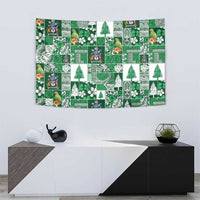 Norfolk Island Meri Krismas Tapestry Pacific Patchwork Xmas Vibes - Polynesian Pride