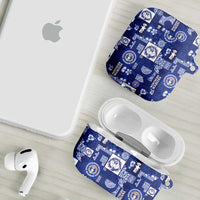 Northern Mariana Islands Magof Nochebuena AirPods Case Pacific Patchwork Xmas Vibes - Polynesian Pride