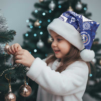 Northern Mariana Islands Magof Nochebuena Christmas Santa Hat Pacific Patchwork Xmas Vibes - Polynesian Pride