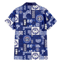 Northern Mariana Islands Magof Nochebuena Family Matching Summer Maxi Dress and Hawaiian Shirt Pacific Patchwork Xmas Vibes - Polynesian Pride