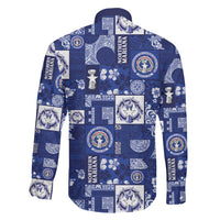 Northern Mariana Islands Magof Nochebuena Family Matching Summer Maxi Dress and Hawaiian Shirt Pacific Patchwork Xmas Vibes - Polynesian Pride