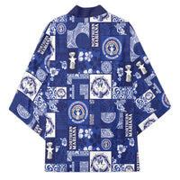 Northern Mariana Islands Magof Nochebuena Kimono Pacific Patchwork Xmas Vibes - Polynesian Pride