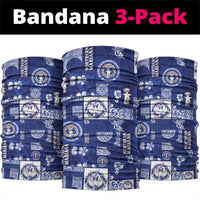 Northern Mariana Islands Magof Nochebuena Neck Gaiter Pacific Patchwork Xmas Vibes - Polynesian Pride