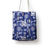 Northern Mariana Islands Magof Nochebuena Tote Bag Pacific Patchwork Xmas Vibes LT9 - Polynesian Pride