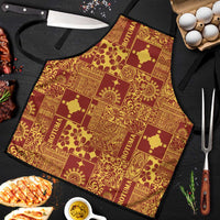 Rotuma Faiakse'ea 'e Kirisimasi Apron Pacific Patchwork Xmas Vibes - Polynesian Pride