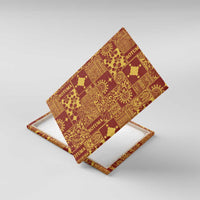 Rotuma Faiakse'ea 'e Kirisimasi Canvas Wall Art Pacific Patchwork Xmas Vibes - Polynesian Pride