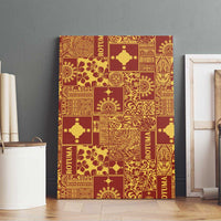 Rotuma Faiakse'ea 'e Kirisimasi Canvas Wall Art Pacific Patchwork Xmas Vibes - Polynesian Pride