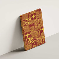 Rotuma Faiakse'ea 'e Kirisimasi Canvas Wall Art Pacific Patchwork Xmas Vibes - Polynesian Pride