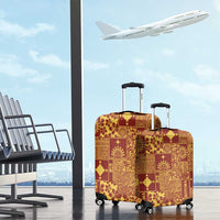Rotuma Faiakse'ea 'e Kirisimasi Luggage Cover Pacific Patchwork Xmas Vibes LT9 - Polynesian Pride