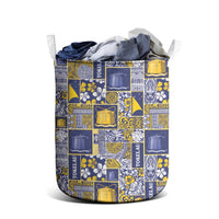 Tokelau Manuia te Kilihimahi Laundry Basket Pacific Patchwork Xmas Vibes - Polynesian Pride