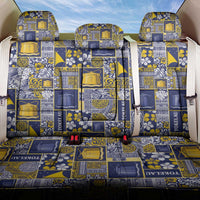 Tokelau Manuia te Kilihimahi Back Car Seat Cover Pacific Patchwork Xmas Vibes LT9 One Size Blue - Polynesian Pride