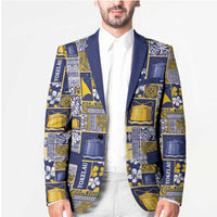 Tokelau Manuia te Kilihimahi Blazer Pacific Patchwork Xmas Vibes - Polynesian Pride