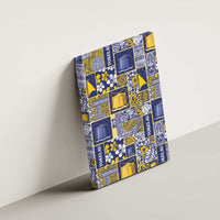 Tokelau Manuia te Kilihimahi Canvas Wall Art Pacific Patchwork Xmas Vibes - Polynesian Pride