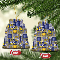 Tokelau Manuia te Kilihimahi Ceramic Ornament Pacific Patchwork Xmas Vibes - Polynesian Pride