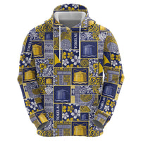 Tokelau Manuia te Kilihimahi Hoodie Pacific Patchwork Xmas Vibes - Polynesian Pride