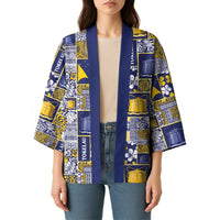 Tokelau Manuia te Kilihimahi Kimono Pacific Patchwork Xmas Vibes - Polynesian Pride