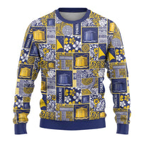 Tokelau Manuia te Kilihimahi Ugly Christmas Sweater Pacific Patchwork Xmas Vibes - Polynesian Pride