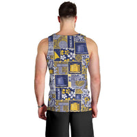 Tokelau Manuia te Kilihimahi Men Tank Top Pacific Patchwork Xmas Vibes - Polynesian Pride
