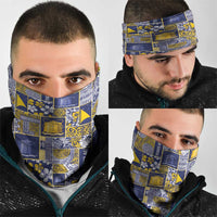 Tokelau Manuia te Kilihimahi Neck Gaiter Pacific Patchwork Xmas Vibes LT9 - Polynesian Pride
