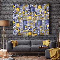 Tokelau Manuia te Kilihimahi Tapestry Pacific Patchwork Xmas Vibes - Polynesian Pride