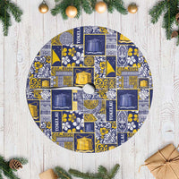 Tokelau Manuia te Kilihimahi Tree Skirt Pacific Patchwork Xmas Vibes - Polynesian Pride