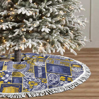 Tokelau Manuia te Kilihimahi Tree Skirt Pacific Patchwork Xmas Vibes - Polynesian Pride