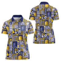 Tokelau Manuia te Kilihimahi Women Polo Shirt Pacific Patchwork Xmas Vibes LT9 - Polynesian Pride