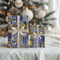 Tokelau Manuia te Kilihimahi Wrapping Paper Pacific Patchwork Xmas Vibes - Polynesian Pride