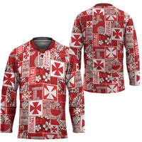 Wallis Et Futuna Kilisimasi Fiefia Hockey Jersey Pacific Patchwork Xmas Vibes LT9 - Polynesian Pride
