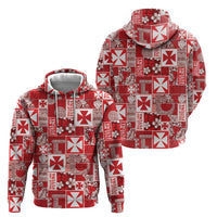 Wallis Et Futuna Kilisimasi Fiefia Hoodie Pacific Patchwork Xmas Vibes - Polynesian Pride