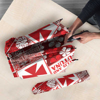 Wallis Et Futuna Kilisimasi Fiefia Umbrella Pacific Patchwork Xmas Vibes - Polynesian Pride