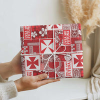 Wallis Et Futuna Kilisimasi Fiefia Wrapping Paper Pacific Patchwork Xmas Vibes - Polynesian Pride