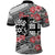 Fiji Tonga Coat of Arm Personalised Polo Shirt With Masi Tapa and Tongan Ngatu Together LT9 - Polynesian Pride
