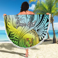 Personalised Aloha King Kamehameha Spirits Beach Blanket Art Special