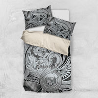 Personalised Aloha King Kamehameha Spirits Bedding Set Grey Special