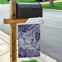 Personalised Aloha King Kamehameha Spirits Garden Flag Violet Special