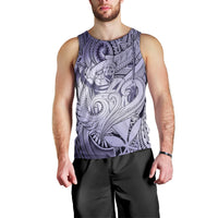 Personalised Aloha King Kamehameha Spirits Men Tank Top Violet Special LT9 - Polynesian Pride