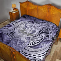 Personalised Aloha King Kamehameha Spirits Quilt Violet Special