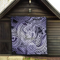 Personalised Aloha King Kamehameha Spirits Quilt Violet Special