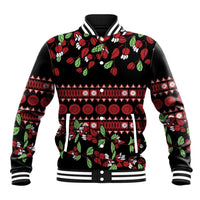 Fiji Masi Bula Tagimoucia Flowers Baseball Jacket LT9 Unisex Red - Polynesian Pride