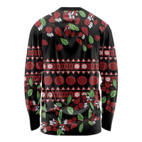 Fiji Masi Bula Tagimoucia Flowers Long Sleeve Shirt LT9 - Polynesian Pride