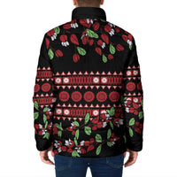 Fiji Masi Bula Tagimoucia Flowers Padded Jacket - Polynesian Pride